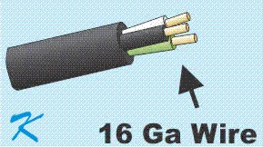 The diamerter of the wire inside the house and the extension cord is small and will limit the amount of electrical current in an arc flash