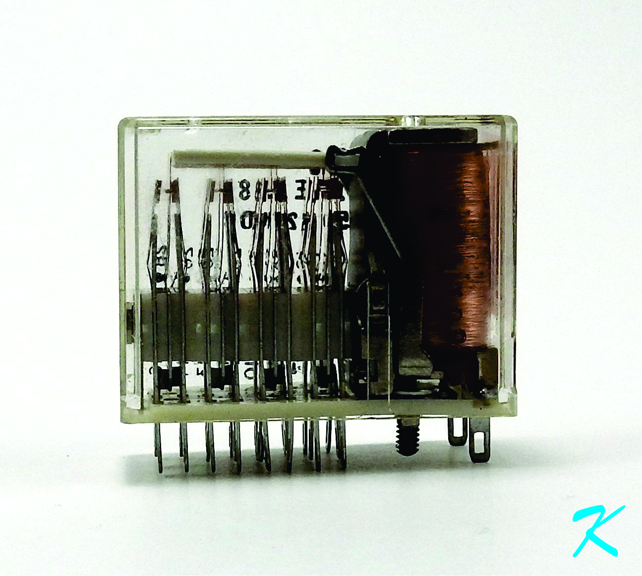 An 8PDT relay has eight sets of contacts. The contacts may conduct electricity either way, depending on whether the relay is in an active or non-active condition 