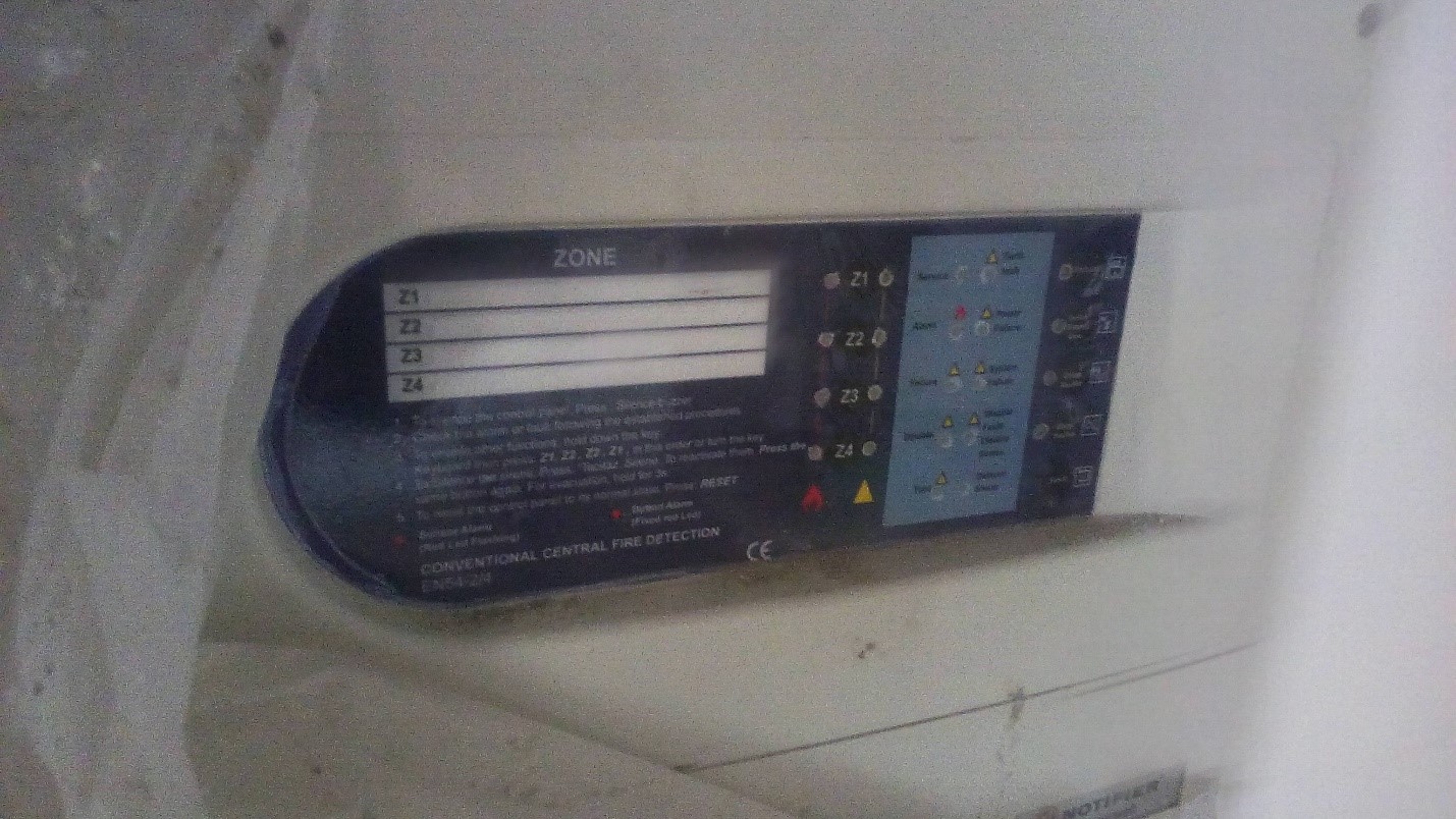 Conventional fire alarm panel to install the devices to